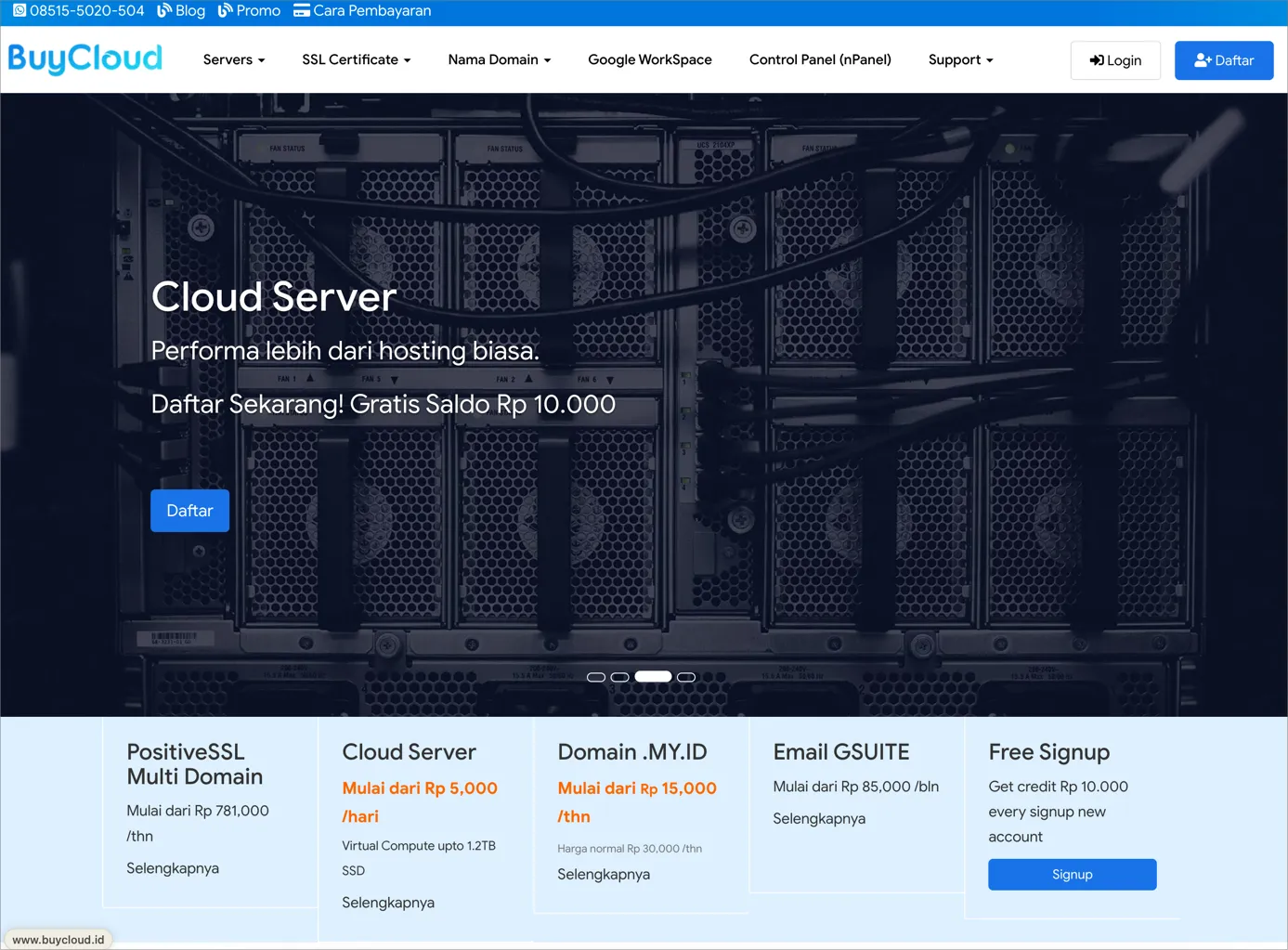 Buycloud Indonesia screenshot 1