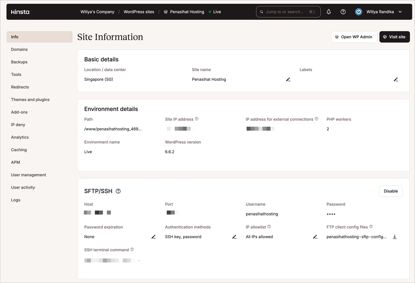 Kinsta screenshot 3