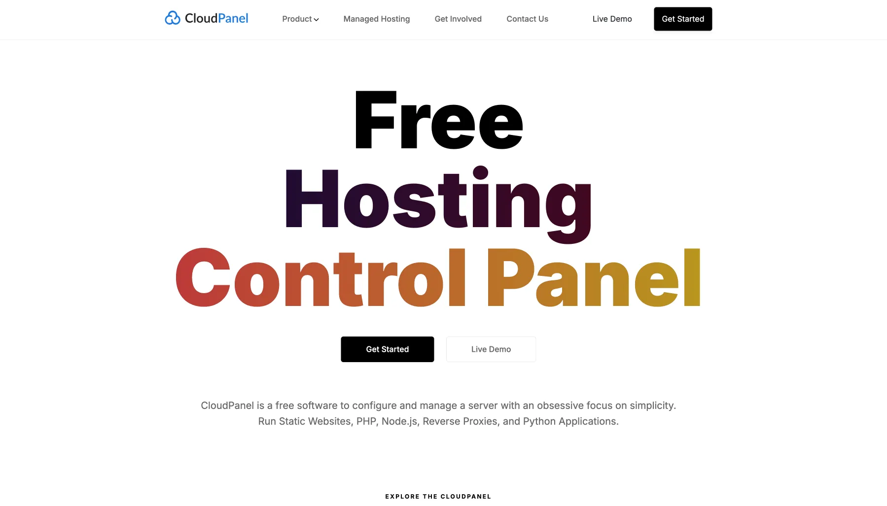 CloudPanel.io screenshot 1