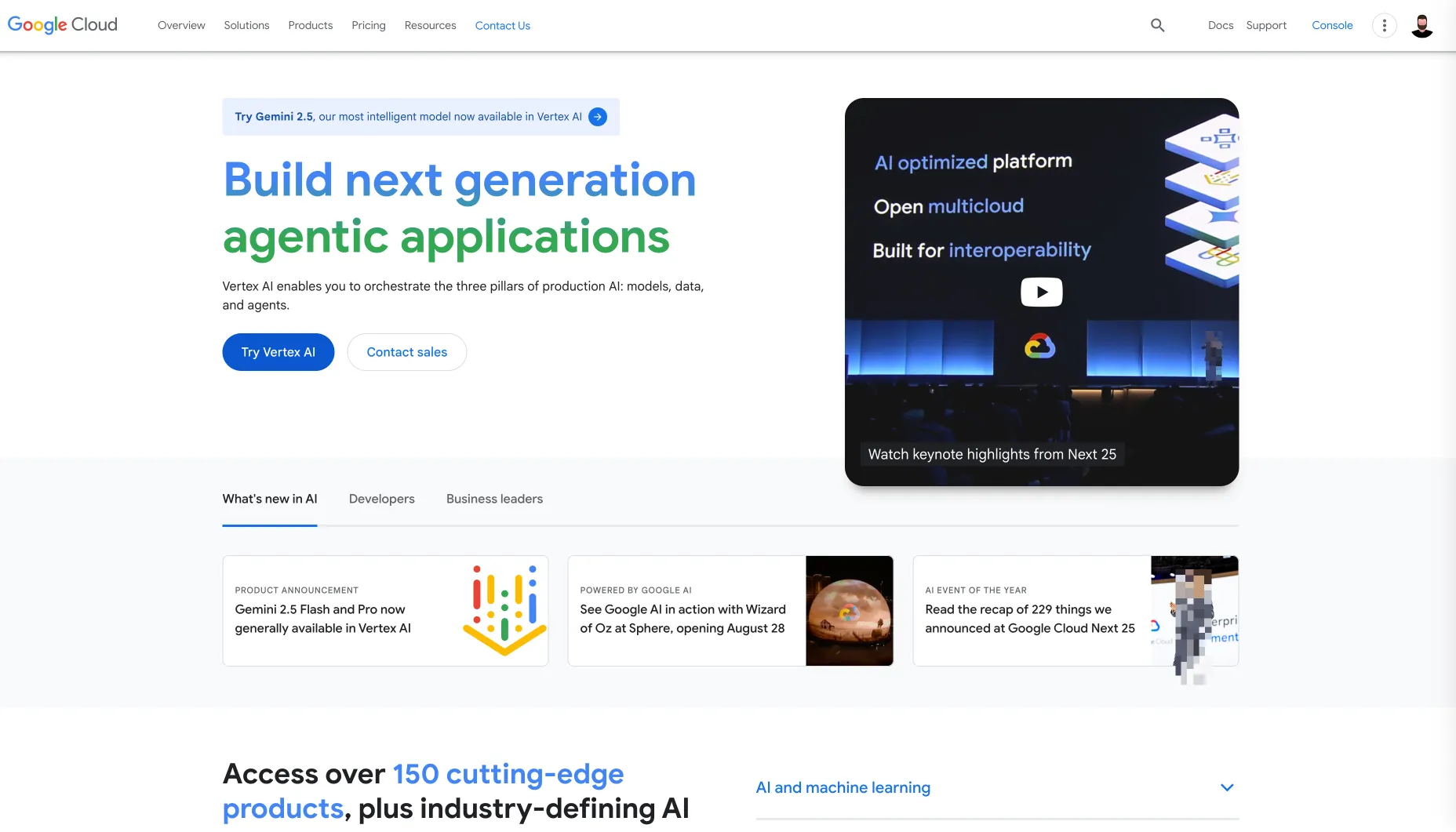 Google Cloud screenshot 1