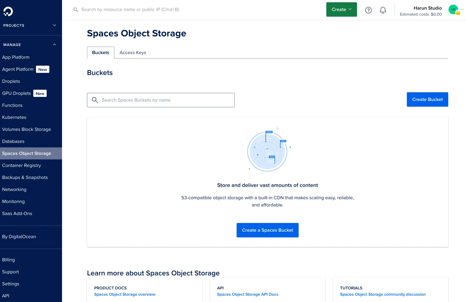 DigitalOcean screenshot 4