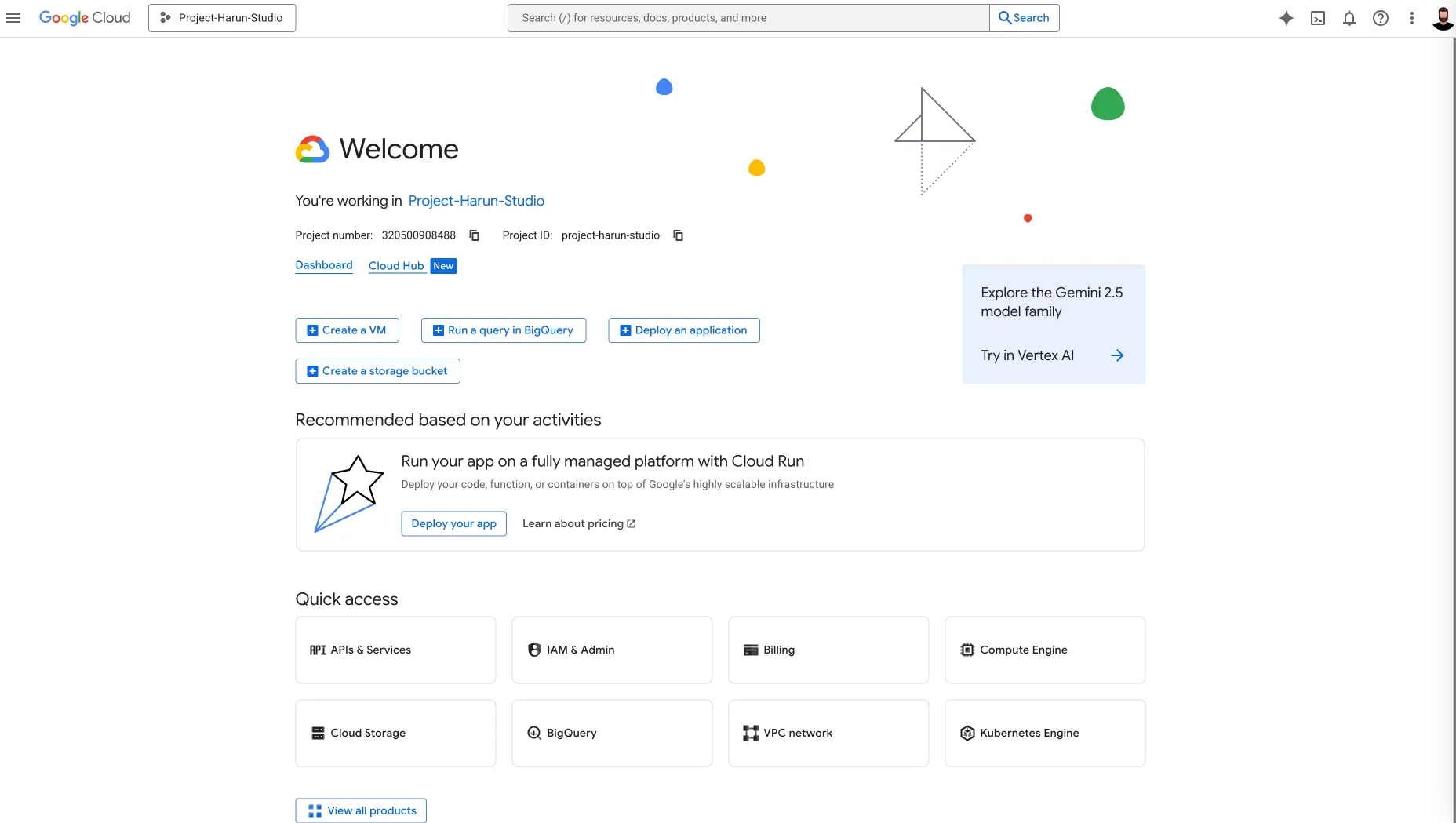 Google Cloud screenshot 2